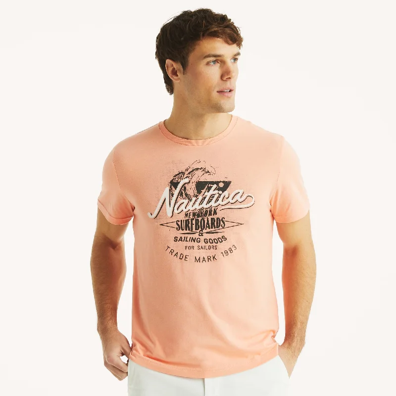 Men's Flowy Shirts for a Relaxed LookNautica Mens Sustainably Crafted Surfboards Graphic T-Shirt Men's Flowy Shirts for a Relaxed LookNautica Mens Sustainably Crafted Surfboards Graphic T-Shirt