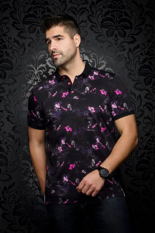 Men's Performance Shirts for SportsAU NOIR | Polo | Aquador Black