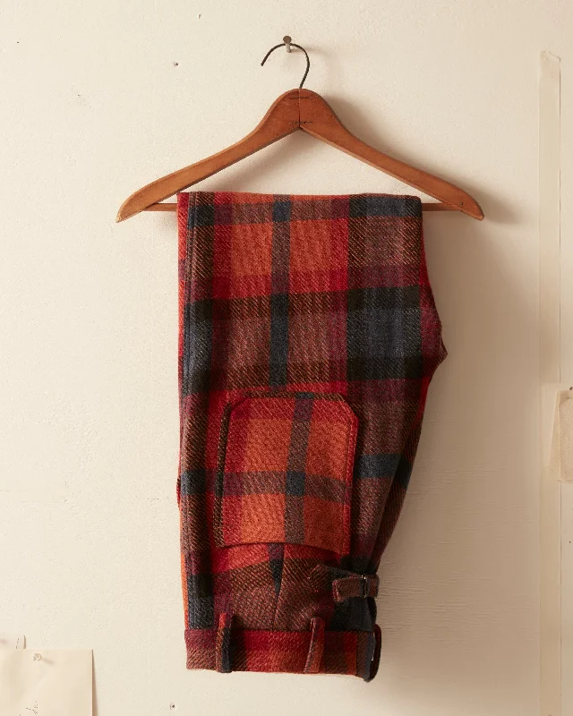 Men's Pants with Button-CuffsClinton Street Plaid Trousers