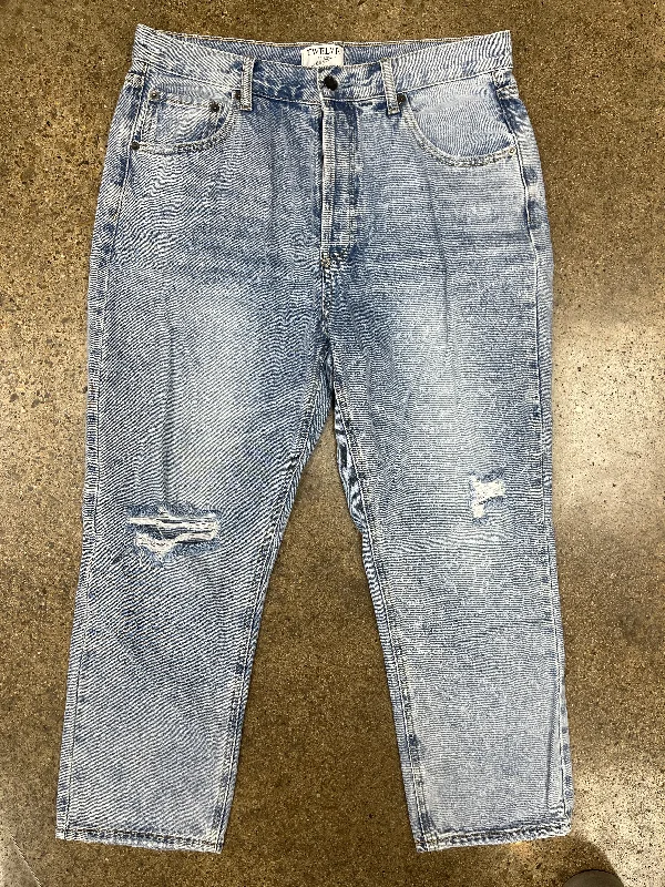 Jeans for Men with a Big BellyJeans Boyfriend By Clothes Mentor In Blue Denim, Size:10