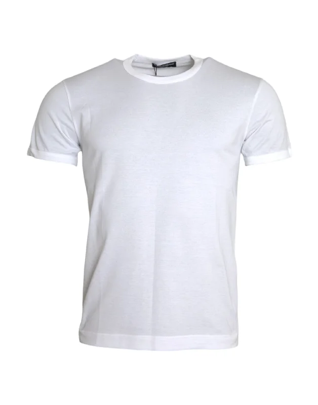 Men's Shirts with Mandarin CollarsDolce & Gabbana Cotton Round Neck Short Sleeve Men's T-shirt Men's Shirts with Mandarin CollarsDolce & Gabbana Cotton Round Neck Short Sleeve Men's T-shirt