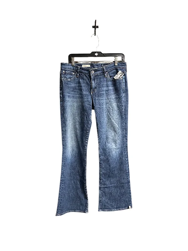 XXXL Men's JeansJeans Flared By Adriano Goldschmied In Blue Denim, Size: 10