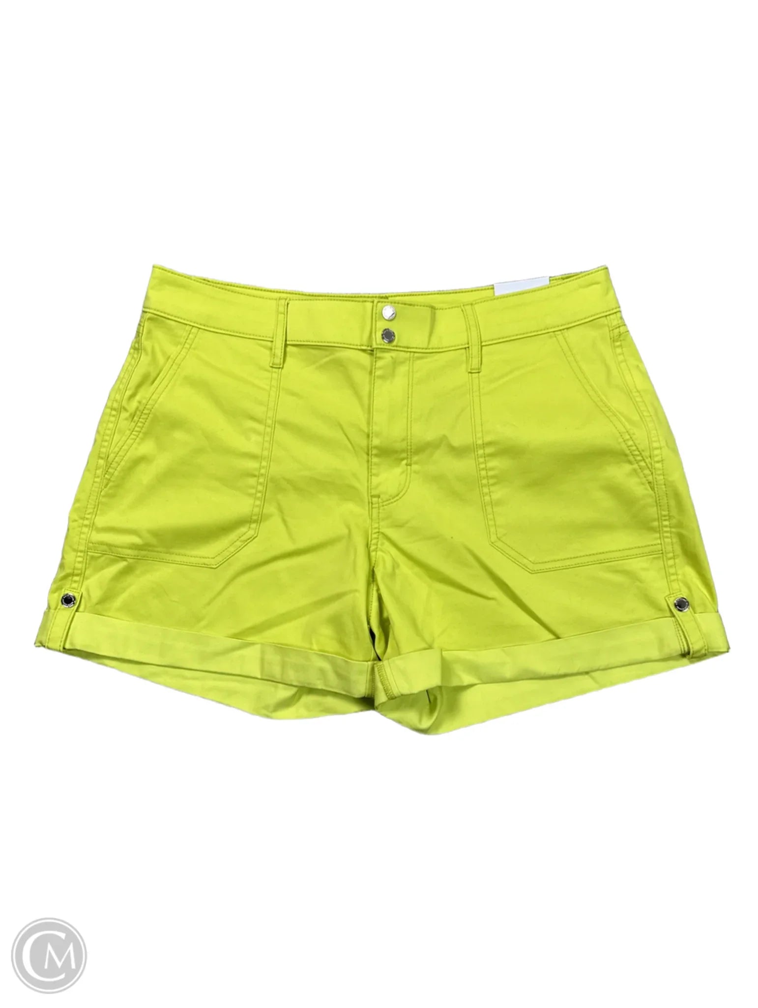 Men's Pants with Contrast Fabric PanelsShorts By White House Black Market In Yellow, Size: M Men's Pants with Contrast Fabric PanelsShorts By White House Black Market In Yellow, Size: M