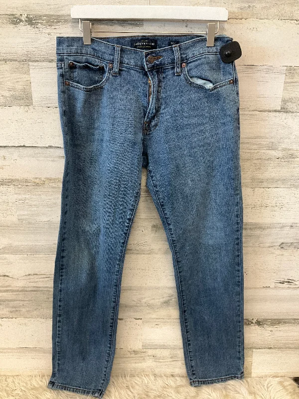 Baggy Cargo Men's JeansJeans Boyfriend By Lucky Brand In Blue Denim, Size: 14