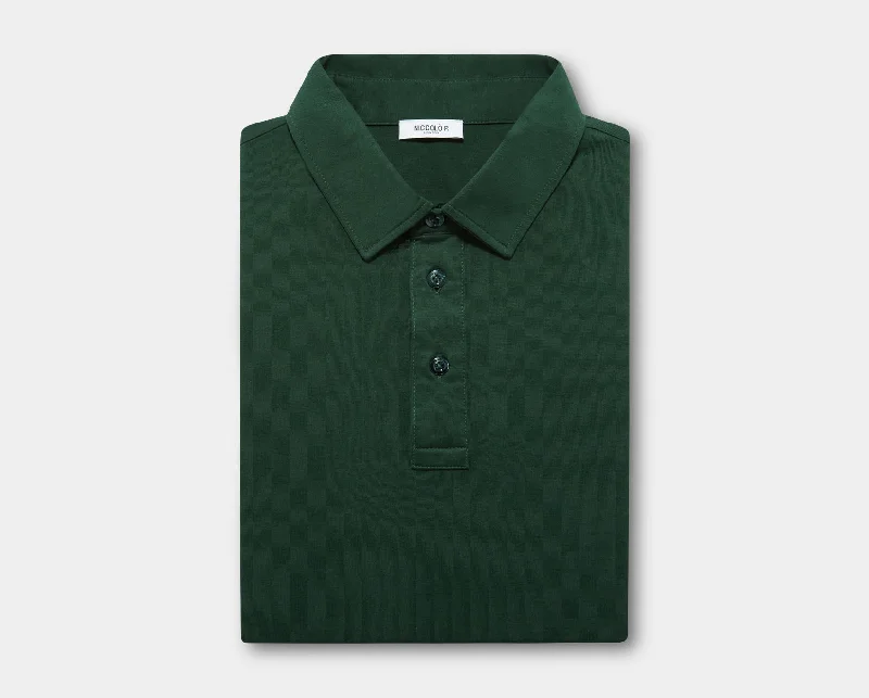 Men's Shirts with Embroidered DesignsRacing Green Supima Cotton Polo Shirt