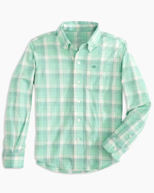 Men's Shirts with Plaid PatternsMen's Long Sleeve Carson Plaid Sportshirt In Turquoise Sea Men's Shirts with Plaid PatternsMen's Long Sleeve Carson Plaid Sportshirt In Turquoise Sea