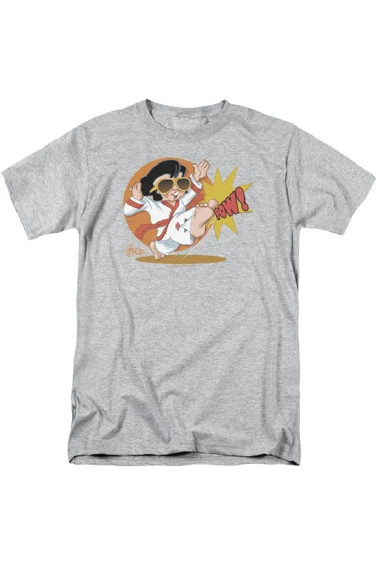 Men's Shirts with Wingtip CollarsElvis Presley Karate King Short Sleeve Adult Tee / T-Shirt Men's Shirts with Wingtip CollarsElvis Presley Karate King Short Sleeve Adult Tee / T-Shirt