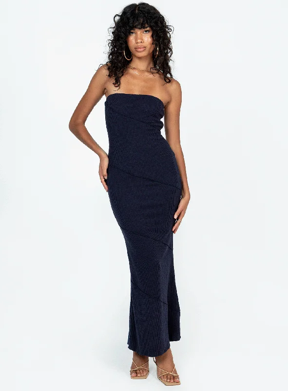 Oscar Midi Dress Navy