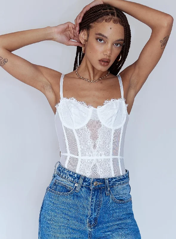 Dabney Bodysuit White