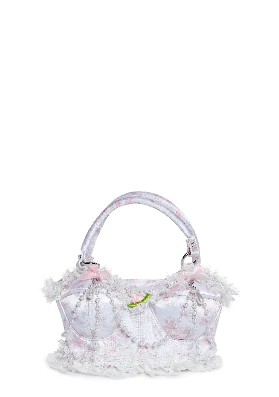 Debutante Bustier Handbag - Floral