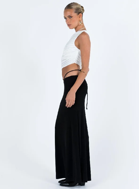 Maisie Maxi Skirt Black