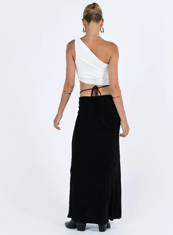 Maisie Maxi Skirt Black