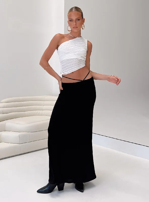 Maisie Maxi Skirt Black