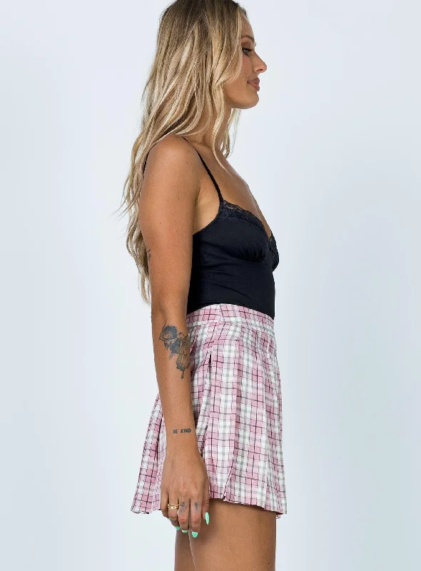 Skylar Mini Skirt Pink