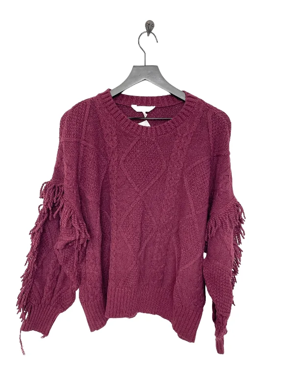 Burgundy Sweater Time And Tru, Size Xl