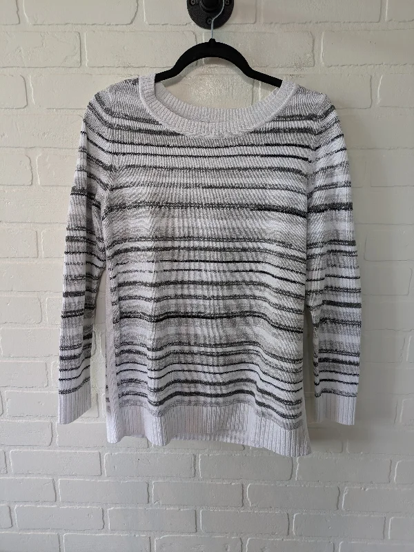 Grey & White Sweater Talbots, Size M