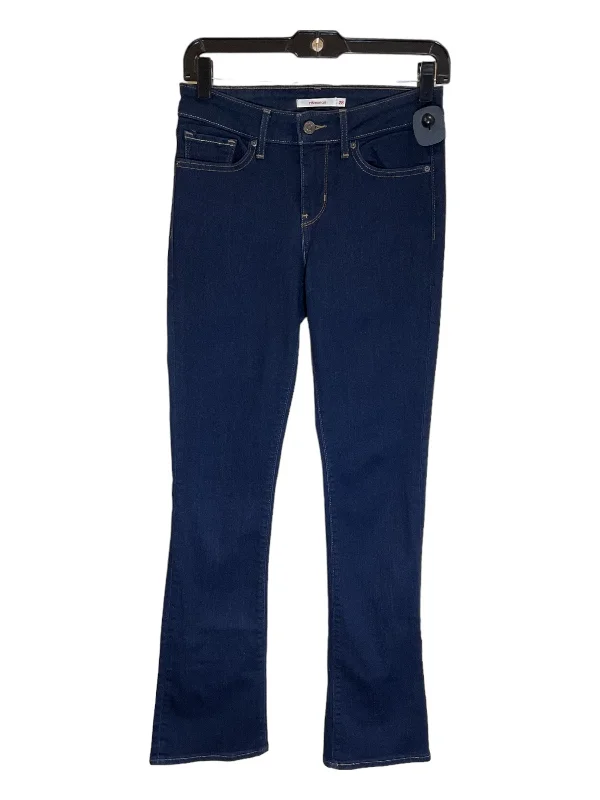 Jeans Boot Cut By Levis In Blue Denim, Size: 6