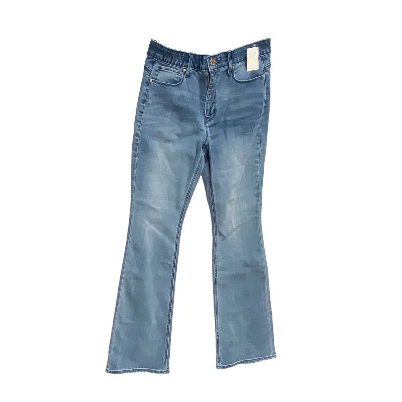 Jeans Flared By White House Black Market In Blue Denim, Size: 8