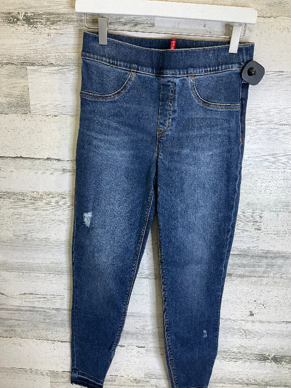 Jeans Jeggings By Spanx In Blue Denim, Size: 6