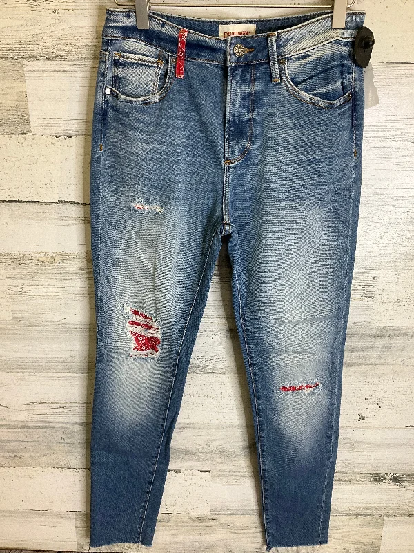 Jeans Skinny By Driftwood In Blue Denim, Size: 4