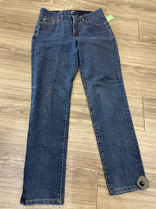 Jeans Straight By Chaps In Blue, Size: 6