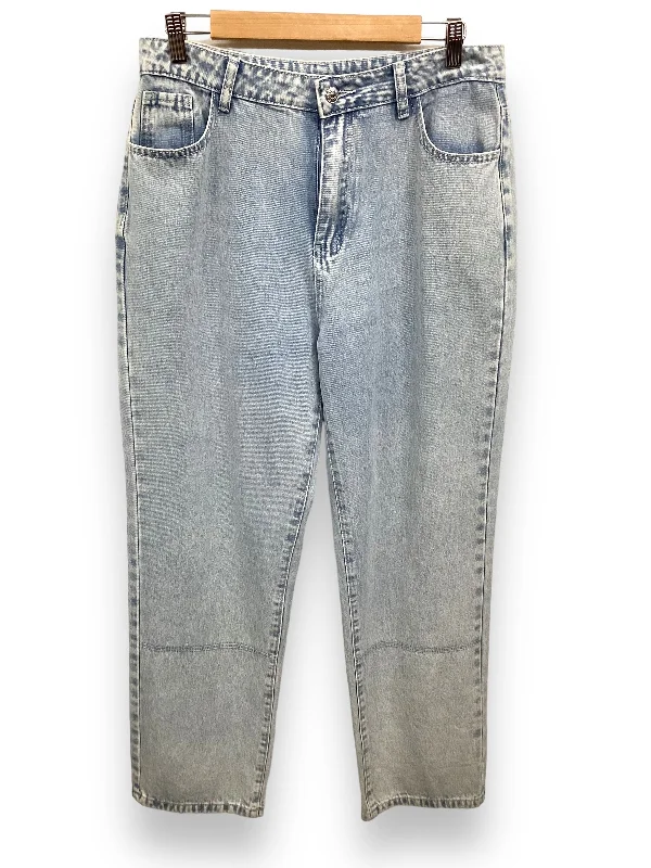 Jeans Straight By Clothes Mentor In Denim Blue, Size: L