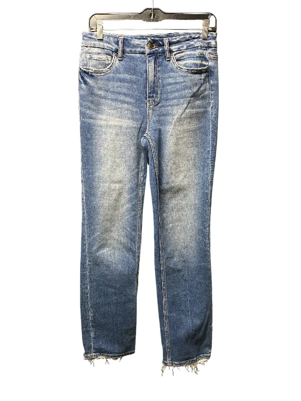 Jeans Straight By Flying Monkey In Blue Denim, Size: 4