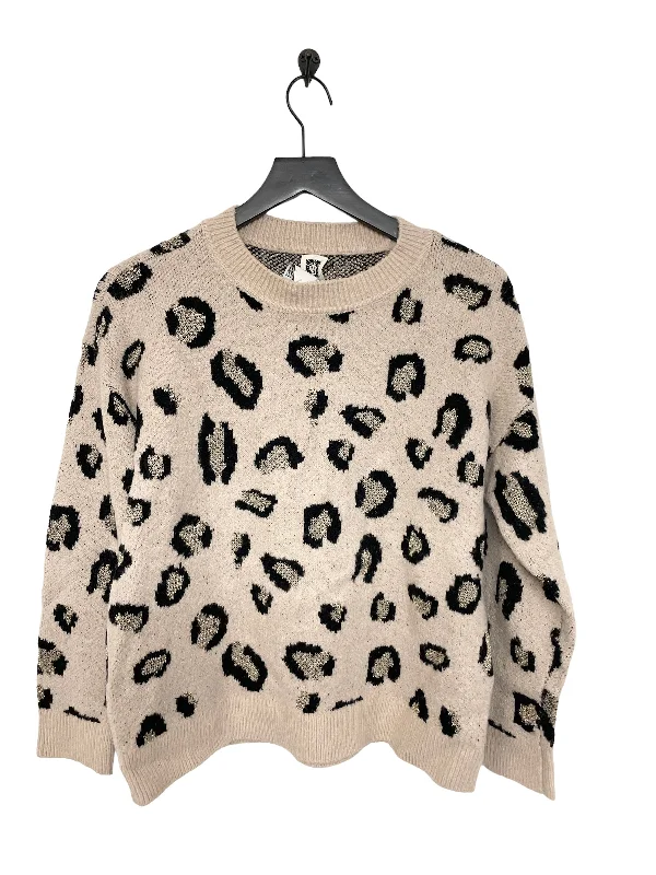 Leopard Print Sweater Anne Klein O, Size M