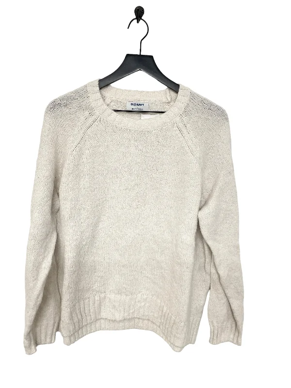 Off White Sweater Old Navy O, Size L