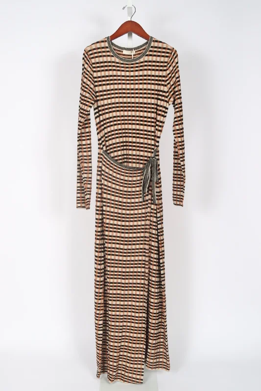 Anouk Dress - Tierra Check