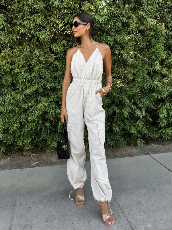 All About Confidence Cargo Jumpsuit