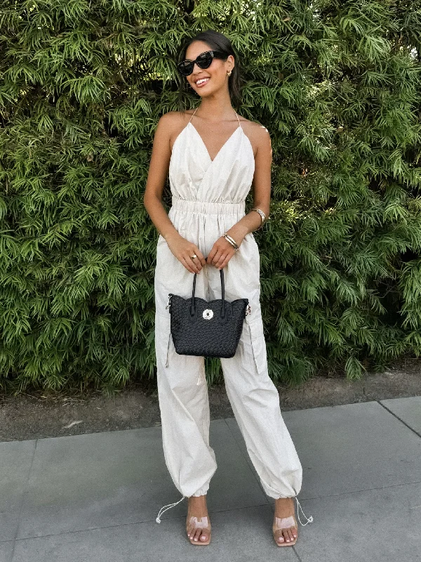 All About Confidence Cargo Jumpsuit