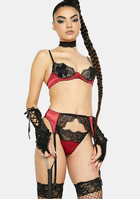 Chloe 3 Piece Garter Set