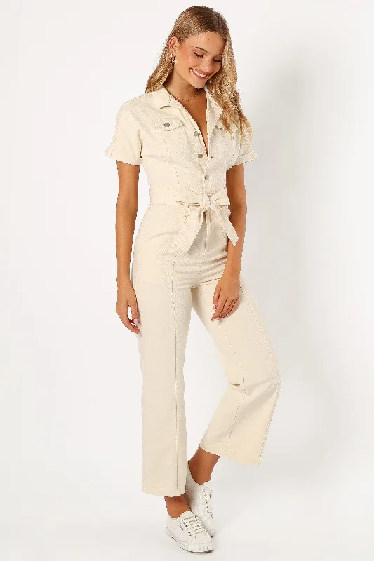 Demi Jumpsuit - Ecru