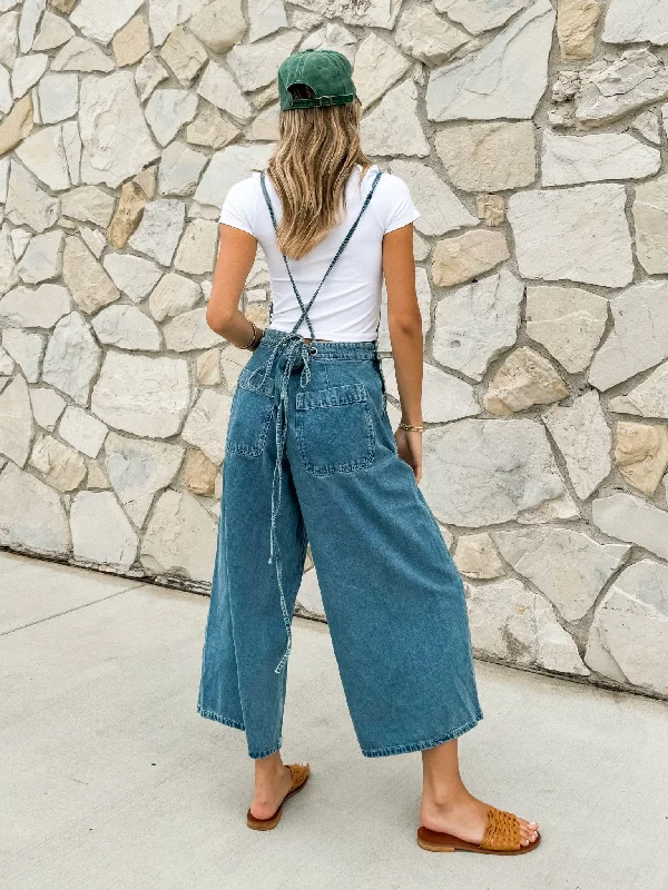 Farmer's Market Denim Overalls