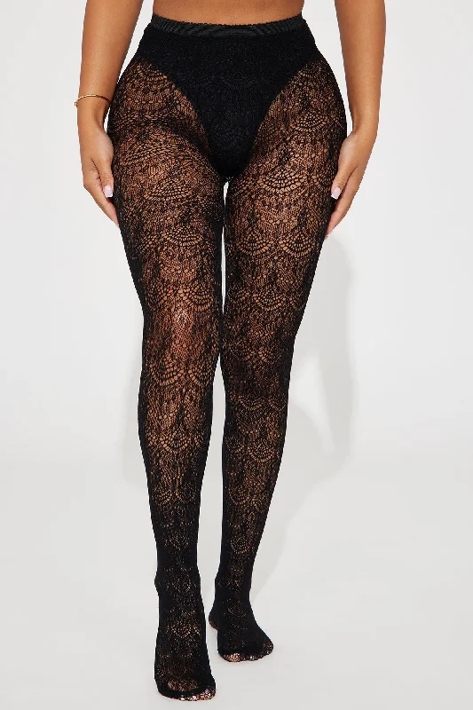 Dinner Party Ready Tights - Black