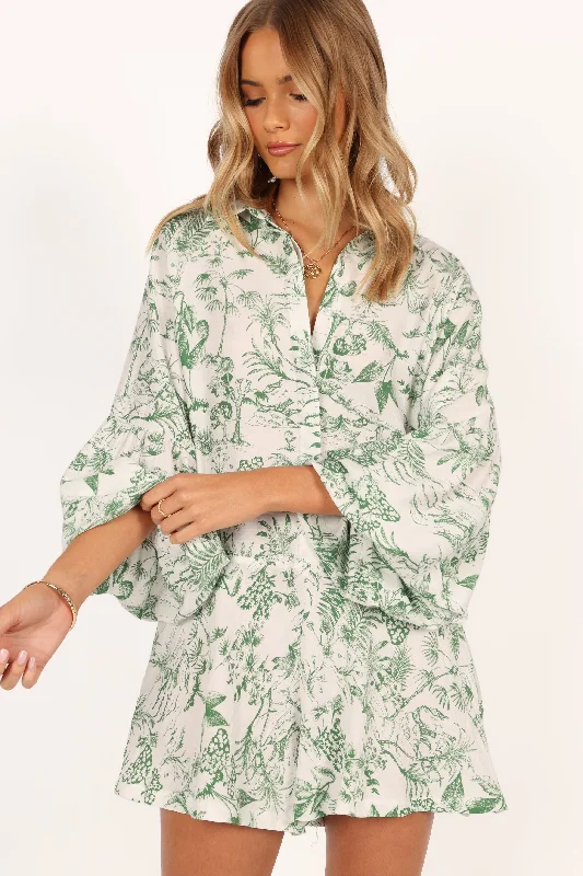 Elsa Playsuit - Green