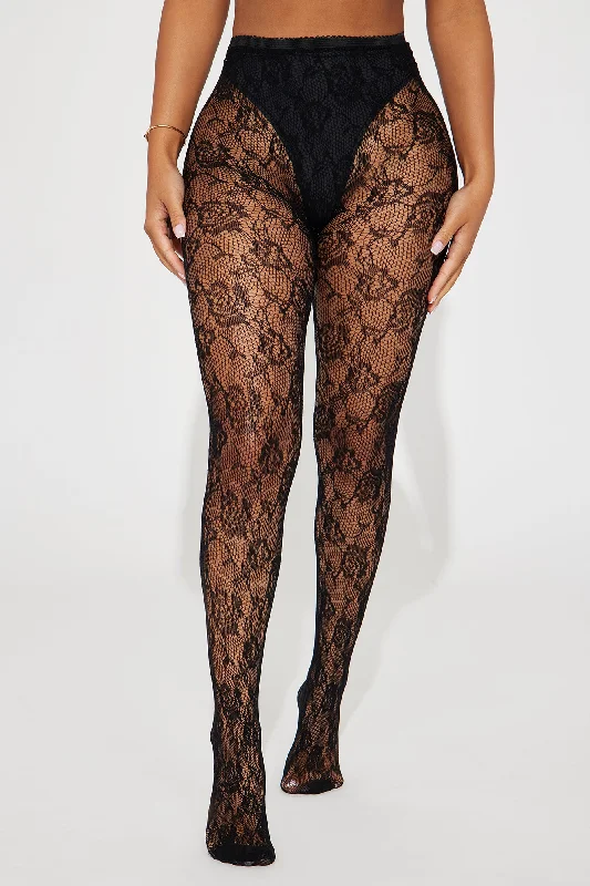 Give Me All Your Love Tights - Black