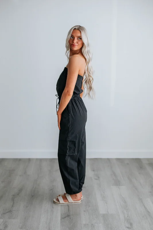 Kamari Active Jumpsuit - Black