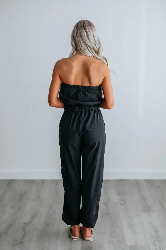 Kamari Active Jumpsuit - Black