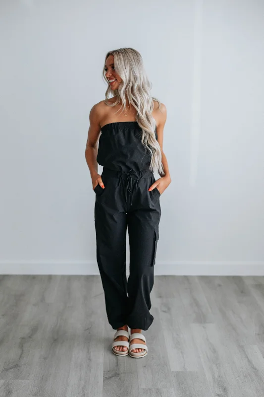 Kamari Active Jumpsuit - Black