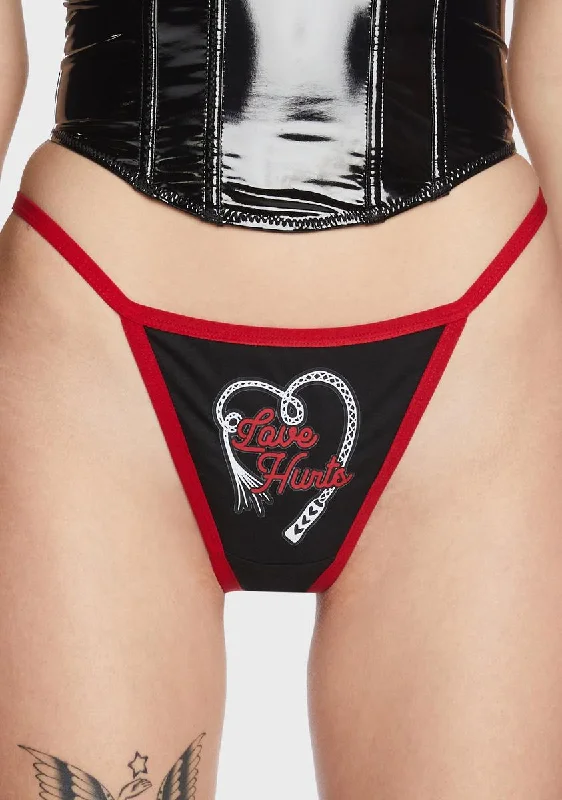 Love Hurts Thong Panty