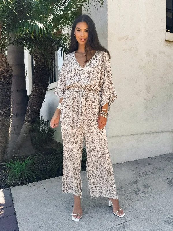 Borrowed Time Paisley Jumpsuit