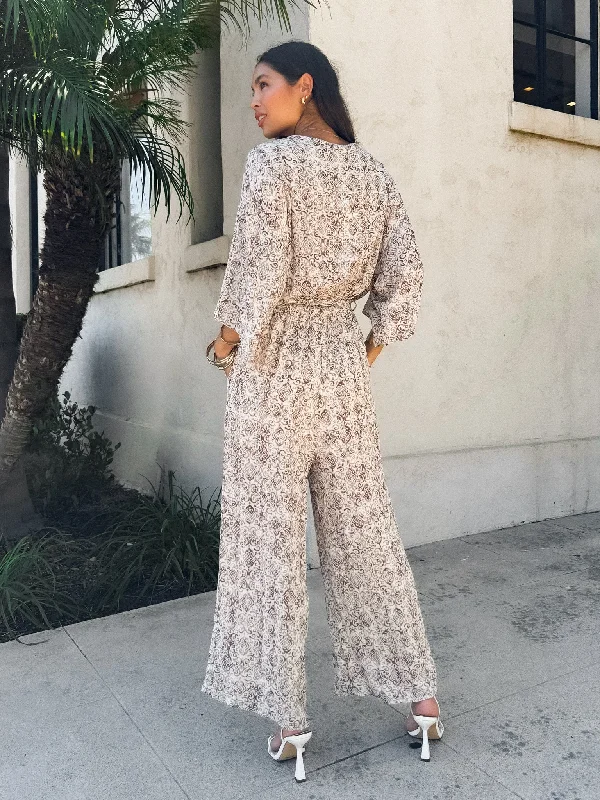 Borrowed Time Paisley Jumpsuit