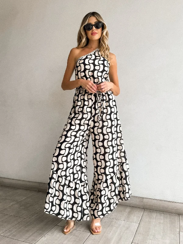 Last Call Printed Jumpsuit