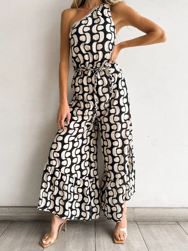 Last Call Printed Jumpsuit