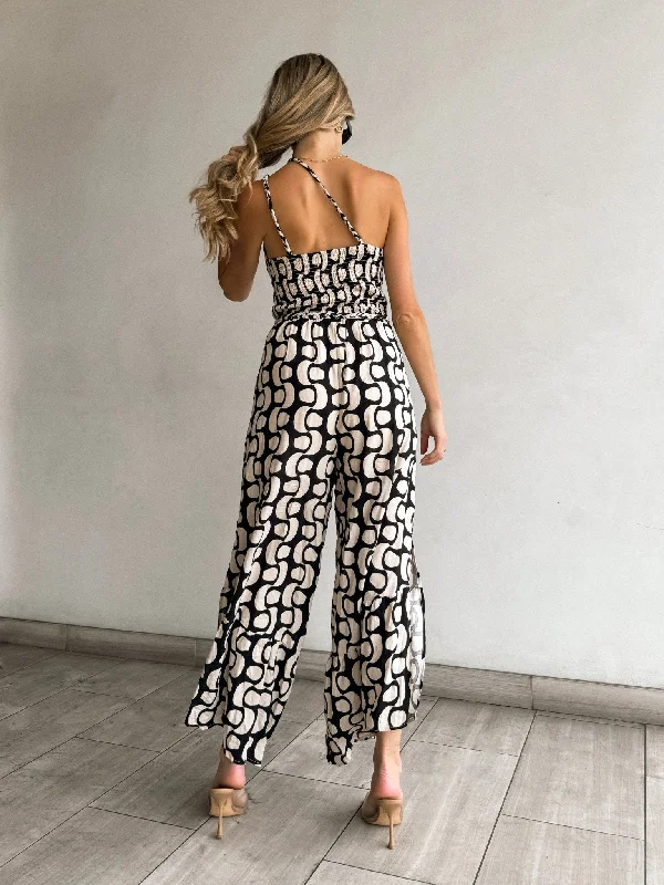 Last Call Printed Jumpsuit