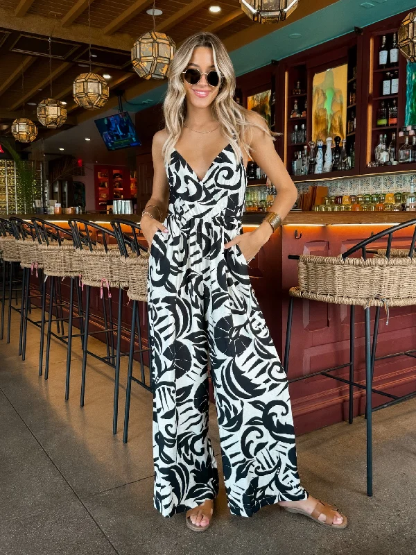 Back to Basics Printed Jumpsuit