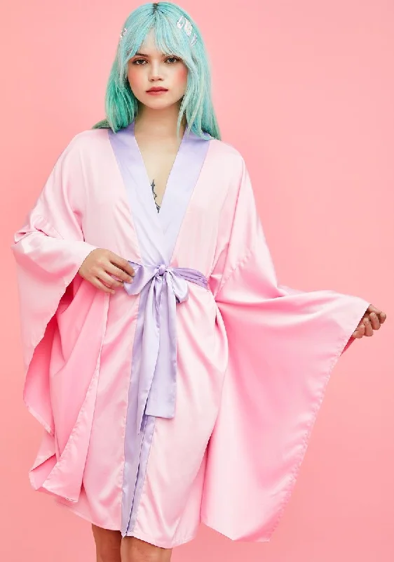 Tasteful Tease Satin Robe