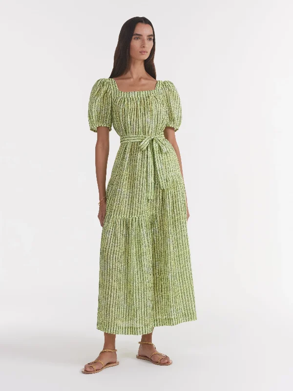 Yashi Dress - Stem Lemon